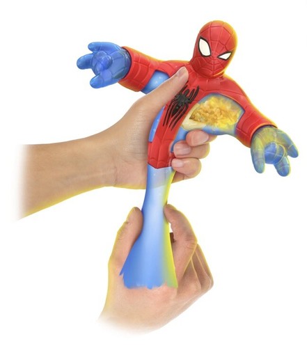 Heroes of Goo Jit Zu Goo Shifters Marvel Stretchy 4,2" Blue Strike Spider-Man - Bild 3 von 5