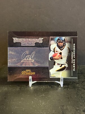 2008 Prestige DeSean Jackson Prestigious Picks Card #PPI-11  #'ed /500