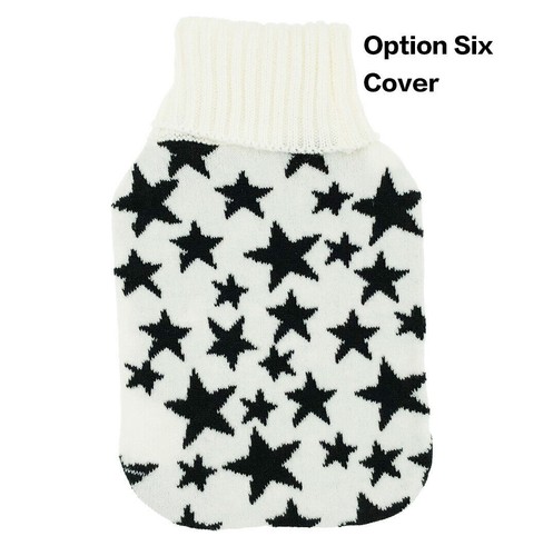 2L Hot Water Bottle Winter Warm Natural Rubber Bag Relaxing Warmer and COVER - Picture 41 of 41