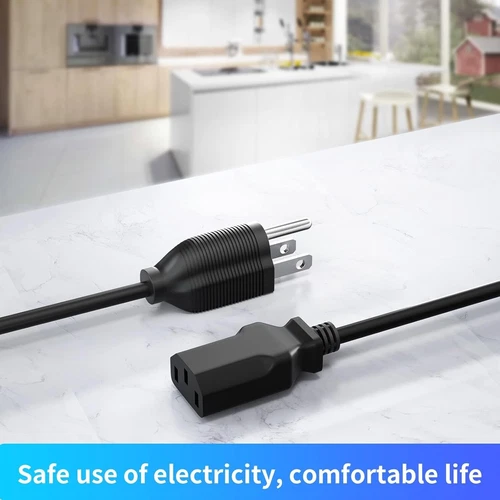 6ft UL Power Cord Cable For EPSON Powerlite Pro Home Cinema 8350 H373A Projector - Bild 6 von 6