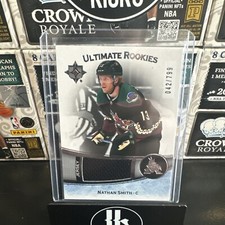 Nathan Smith 2022-23 Ultimate Collection Rookie Jersey Patch 42/799 Coyotes RC
