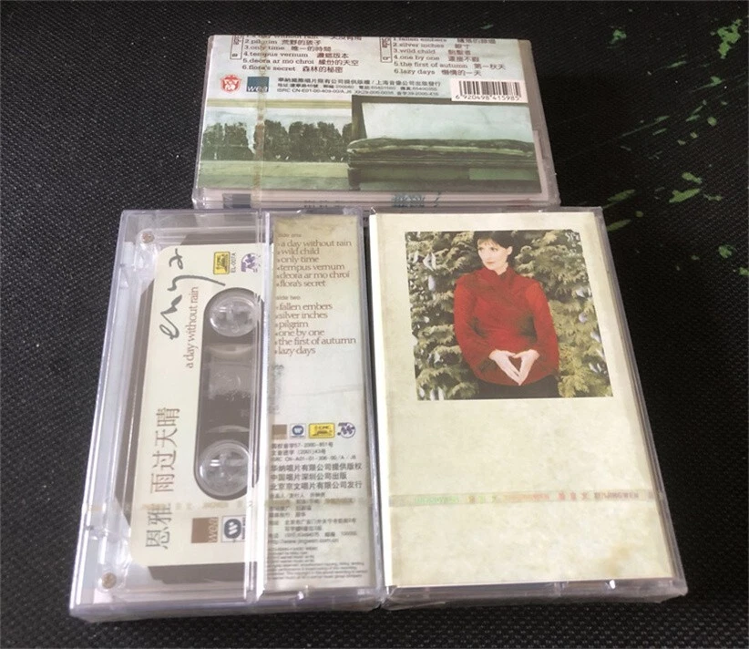 Enya A Day Without Rain China First Cassette Tape x 3 Very Rare Sealed Foto 2 de 4
