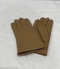 Fownes women  s leather gloves size 7.5 tan color NEW