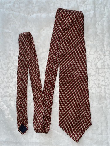 Brooks Basics Men's Neck Tie Gold Red 