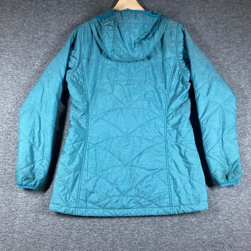 L.L. Bean Primaloft full Zip Jacket w/hood Womens Small S Blue - Picture 6 of 9