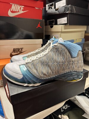 AIR JORDAN 23 XXIII XX3 USED SIZE 13 WHITE TITANIUM UNIVERSITY