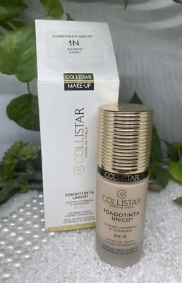 Collistar Unico Foundation Grundierung SPF 15 1N IVORY 30ml *neu*
