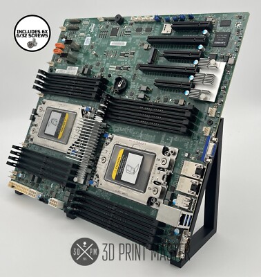 EATX Vertical 60° Server Motherboard Stand for CPU Mining & Test Rig + 6X Screws