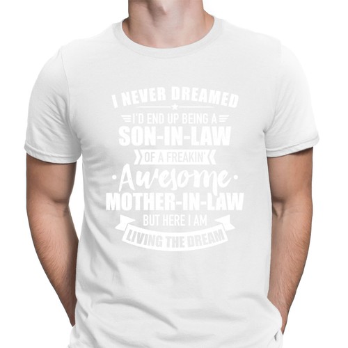 Son In Law Of Awesome Mother In Law Funny Joke Quote Mens T-Shirts Tee Top #D6 - Picture 8 of 8