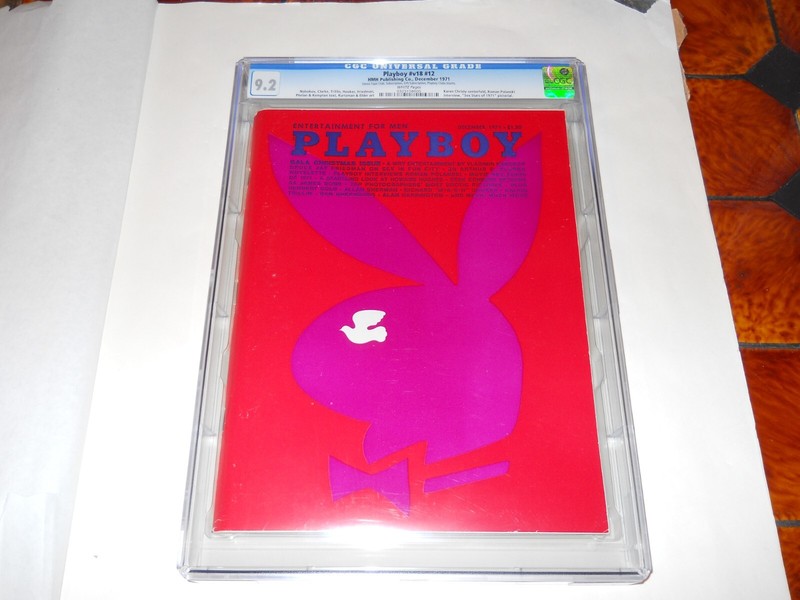 Playboy Magazine December 1971 CGC Graded 9.2