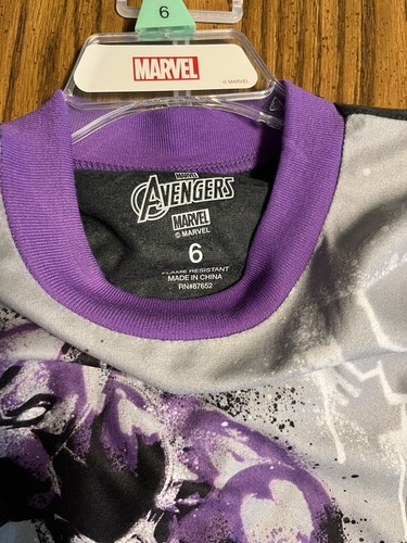 BNWT Marvel Avengers Warrior King Size 6 Pajama Set - Picture 2 of 7