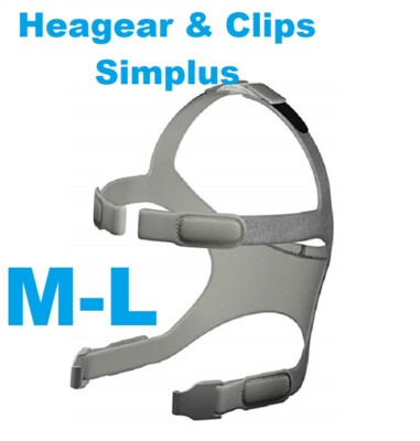 M-L Medium Large  HeadGear & Clips for  Fisher & Paykel Simplus  Original & New