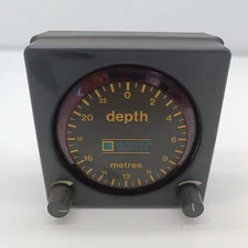 SEAFARER Simplex Depth Sounder Instrument Display 0 - 24m Analogue Gauge Sonar
