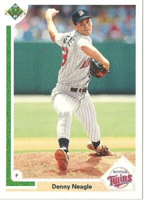 DENNY NEAGLE MINNESOTA TWINS #34F - UPPER DECK FINAL EDITION ED NM-MT 1991