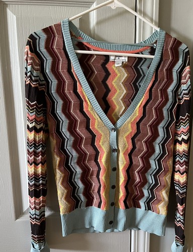 Missoni Target Womens Multicolor Button 