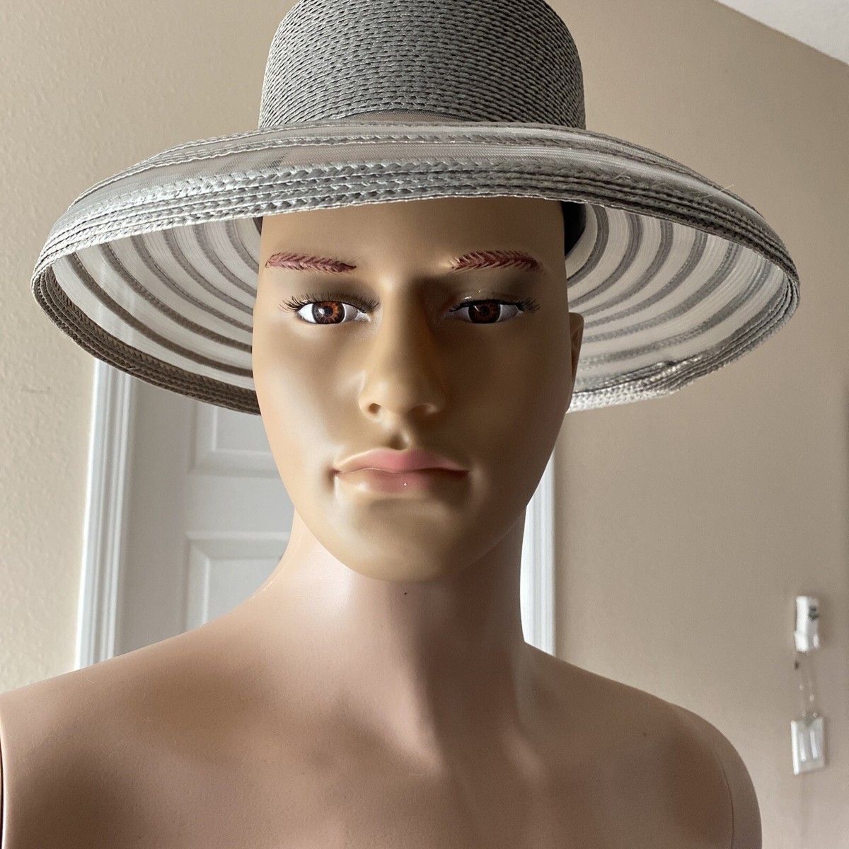 Grey Church Hat YOLAI Women Cloche Bucket Hats Vintage Church Derb? 1920S  main image 2