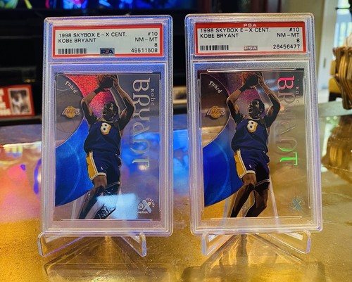 1998-1999 Koby Bryant ( 2 Card Lot) Skybox E-X Century Kobe Bryant #10. Invest. - Picture 2 of 7