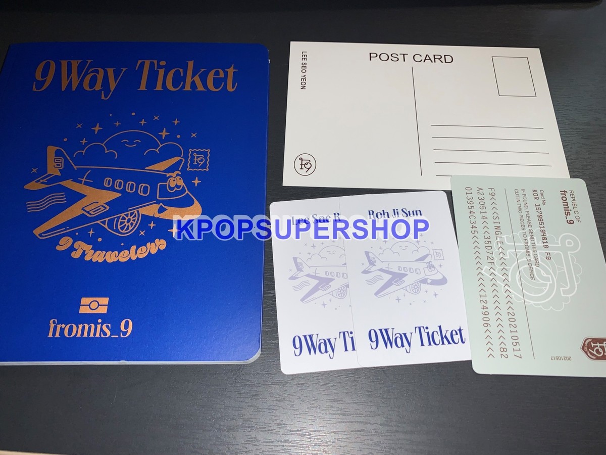 fromis_9 2nd Single Album 9 Way Ticket CD Jisun Saerom Photocard 9