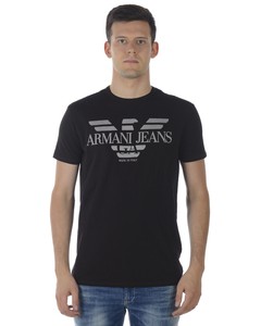 T shirt Armani Jeans Aj Sweatshirt SLIM FIT MADE IN ITALY Uomo Nero A6H06NM C4H | eBay