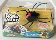 Remote Animatronic  “Real Life” Robo Alive Crawling Black Widow Spider Pet  Zuru
