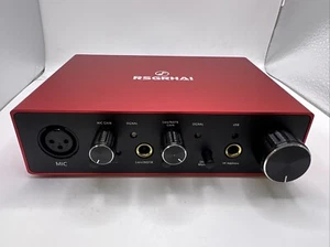 Audio Interface True Stereo 24 Bit/192 kHz Red 