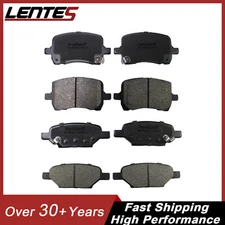 Front and Rear Brake Ceramic Pads For 2005-07 Chevy Cobalt RPO Performance