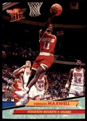 1992-93 Fleer Ultra Vernon Maxwell Basketball Cards #71