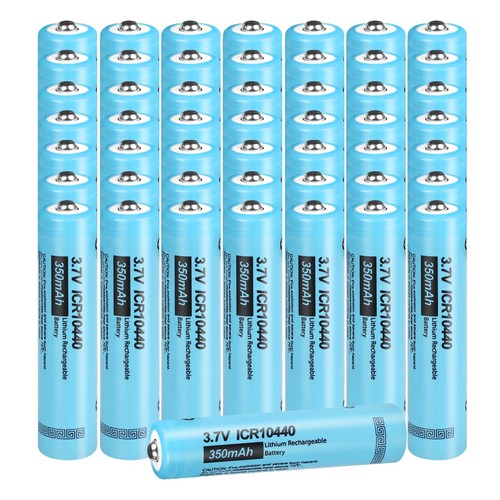 AAA Size 3.7v 10440 350mAh Rechargeable Lithium Battery ICR10440