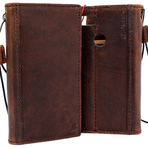 Genuine leather case fo Google Pixel 3 book wallet cover strap soft Jafo luxury - Picture 9 of 10