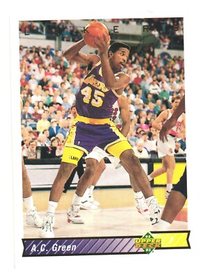 1992-93 Upper Deck NBA Basketball LA Lakers A.C. Green