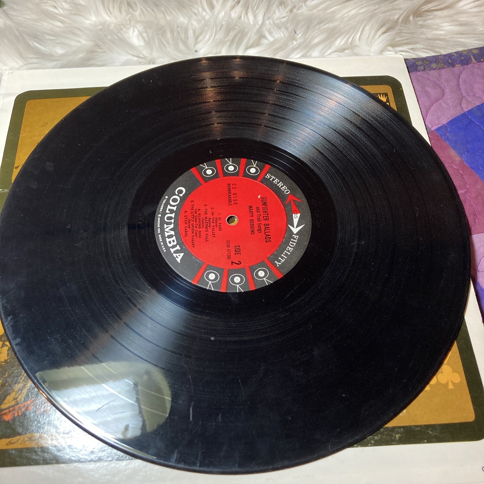 Records Gunfighter Ballads Of The Badmen Lp CX 150 High