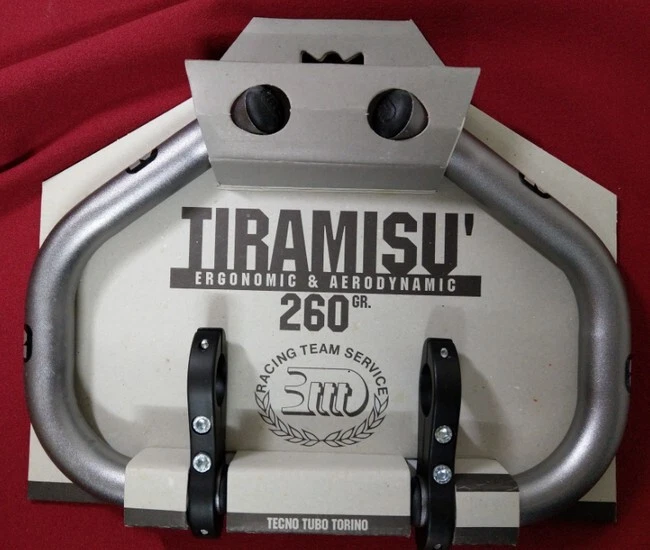 3ttt Tiramisu Lenkeraufsatz für Rennrad, grau, NEU, made in Italy, Alu, NEU, NOS