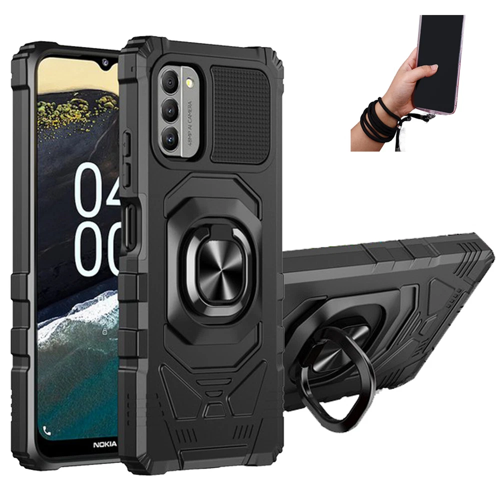 Phone Case for Nokia C300 / G100 Shock Absorbing Lanyard CrossBody NeckLace