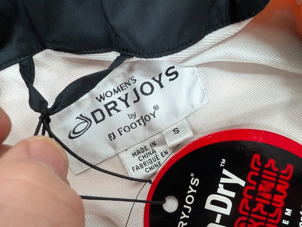 Dryjoys by Footjoy Women's Golf Jacket Size S Short Sleeve Colorblock Rain NWT - Image 2 of 4