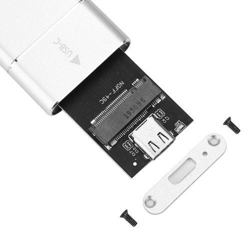 Aluminum USB 3.1 Gen 1 Type C to B Key M.2 SSD Case External SSD Enclosure - Photo 14/15