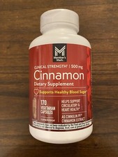 Members Mark Clinical Strength Cinnamon Dietary Supplement, 500mg 170 Count 