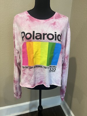 polaroid crop top long sleeve