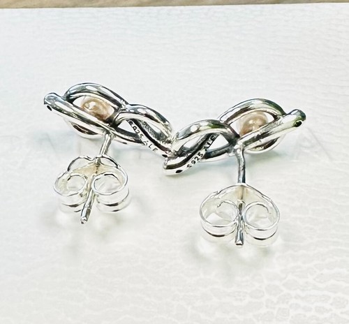 Pendientes Pandora Nudo Infinito #293761C01 + Caja Gratis + Etiqueta - Imagen 2 de 5