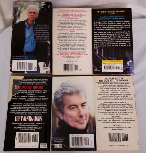 Lot Of 6 Suspense Thriller Crime Medical Paperback Books See Photo For Condition - Picture 6 of 6