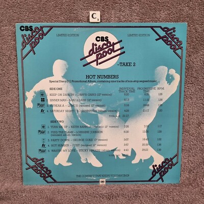 Rare - LTD ED.  Various 70s CBS Disco Pool Take 2 - CBS 1979 - VG/EX 