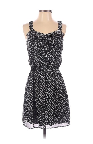 Speechless Casual Dress Juniors XS Black Ivory Butterfly Accent Sleeveless Lined - Picture 12 of 13