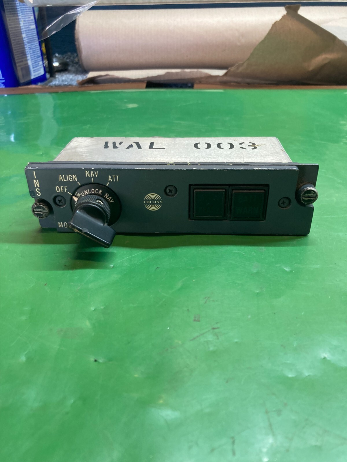 BOEING 707 COLLINS RADIO CO. 792-6554-301 INS CONTROL 916S-1 *SV ...