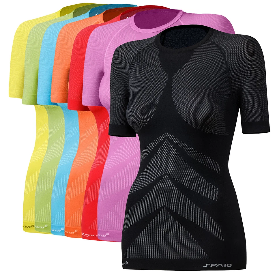 Damen T-Shirt Funktionsshirt kurz Jogging Fitness Laufshirt DRYARN® - Bild 1 von 1