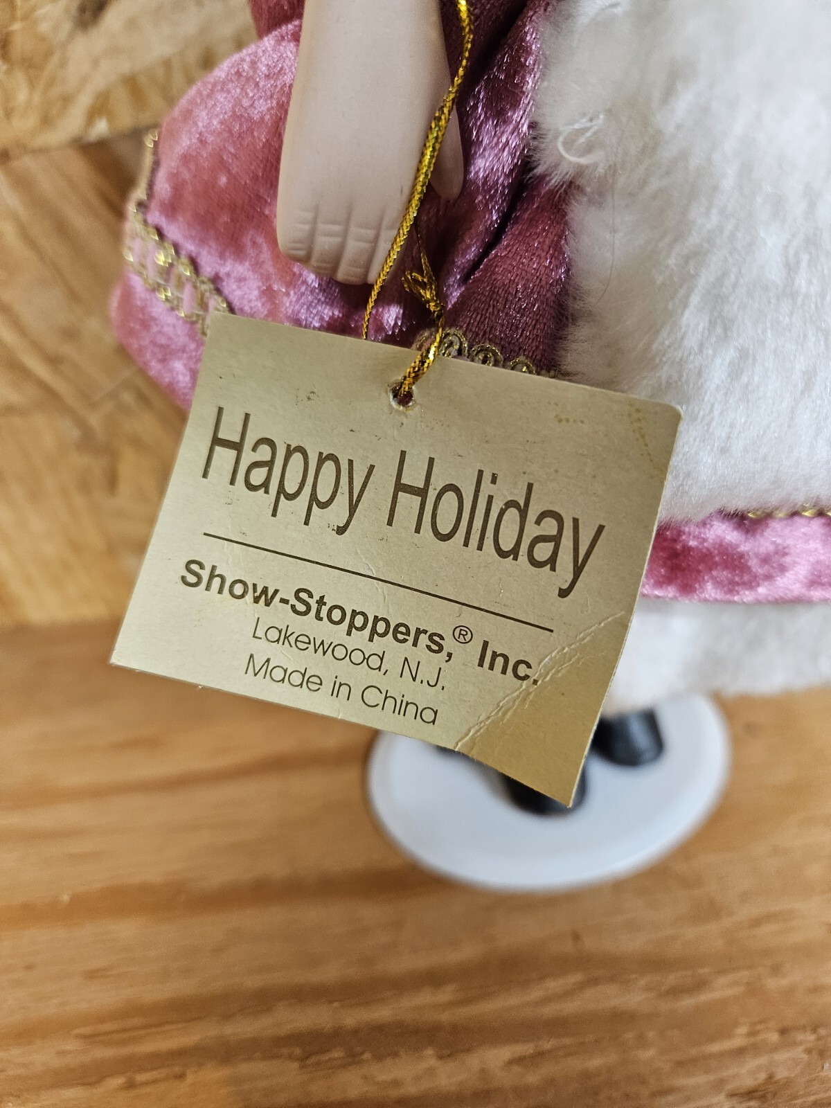 Show Stoppers Porcelain Doll SS89 Happy Holidays Christmas 