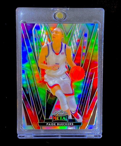 PAIGE BUECKERS ROOKIE TIE DYE REFRACTOR SILVER HOLO Color Blast RC - DALLAS - Picture 2 of 6