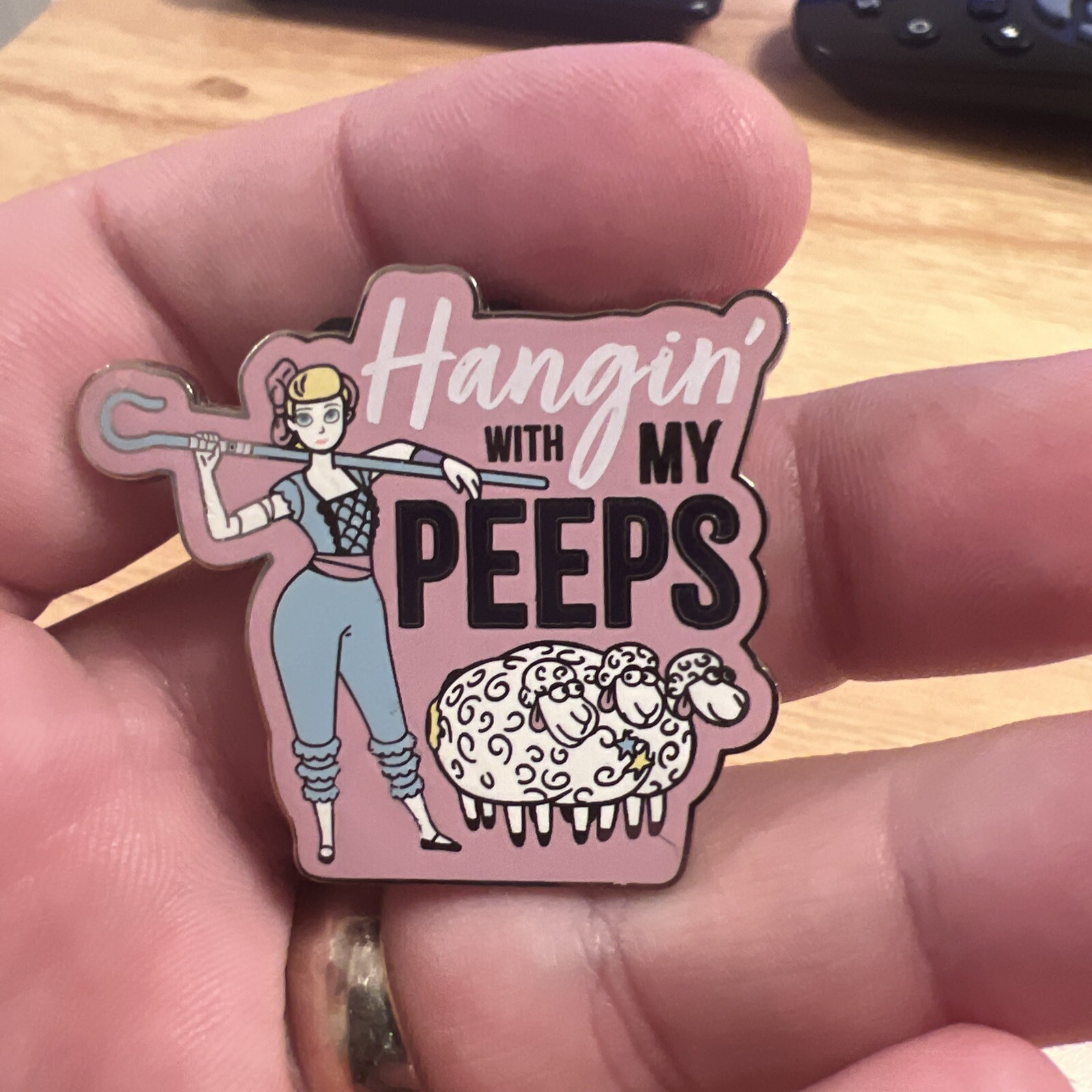 Disney Parks Bo Peep-Hangin With My Peeps Pin