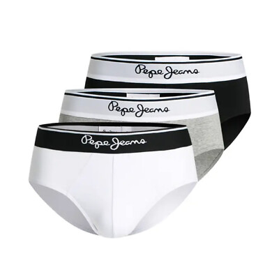 3er Pack PEPE JEANS LONDON Herren Slips Briefs Gr. L