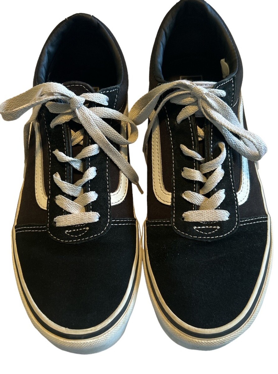 VANS OLD SKOOL BLACK/WHITE CLASSIC BOYS GIRLS KIDS US YOUTH SIZE