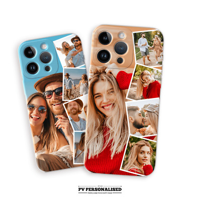 Handyhülle Ihre Fotocollage Silikon Cover für iPhone für Samsung Galaxy