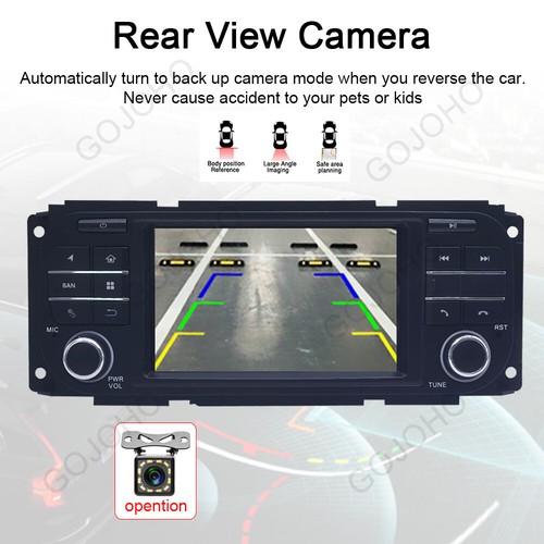 4+64GB Car Stereo Radio Navi For Jeep Grand Cherokee Dodge RAM Chrysler Carplay - Picture 11 of 17